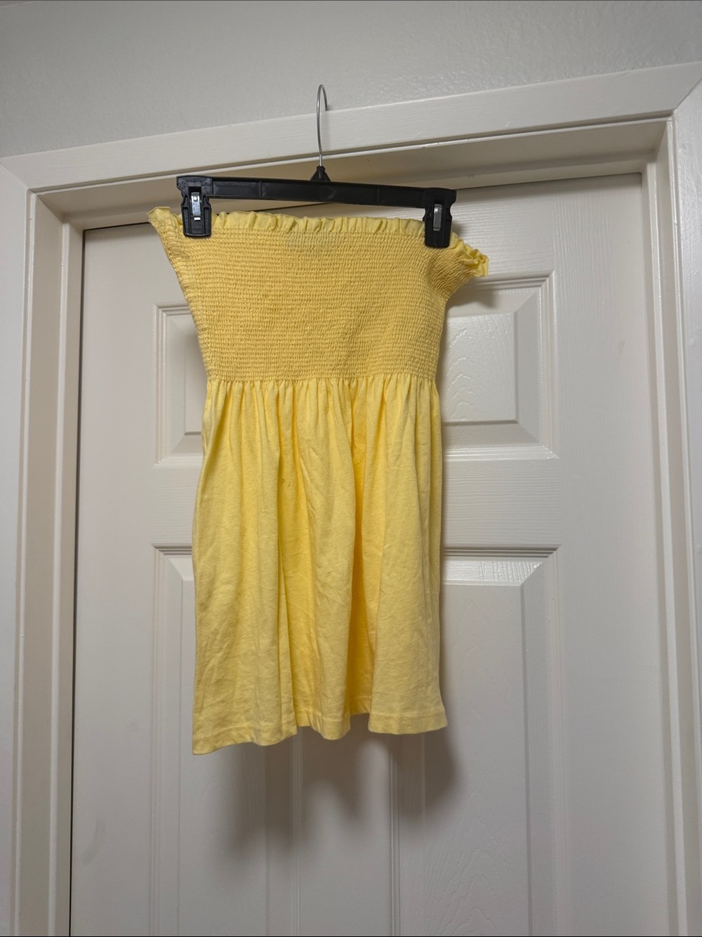 Realtree Yellow Smocked Tube Top